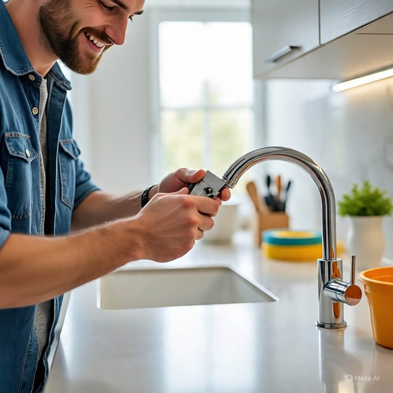 how to change a kitchen faucet